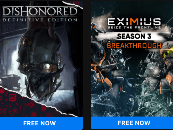 Dishonored: Definitive Edition & Eximius: Seize the Frontline – FREE for a limited&nbsp;time!